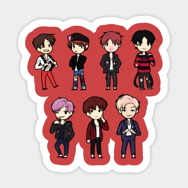 BTS - War of Hormones Sticker by areluctanthero